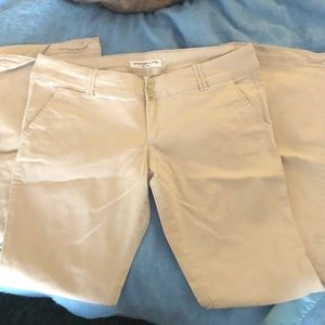 Light khaki Abercrombie pants
